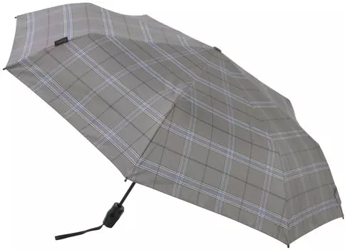 Knirps Folding Umbrella Check Gray Automatic T.220RS One-touch Open/Close KNT220-S