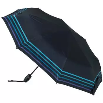 Knirps Stripe Mystic Blue Mystic Blue для солнечных и дождливых дней Импортный T.220RS [Обычный продукт] KNTL220-4003S чёрный