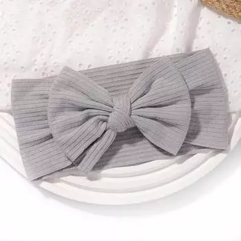Knit Baby Headband Rib Bow Elastic Soft Nylon Newborn Headbands Baby Girl Children Turban Infant Kids Headwear Hair Accessories