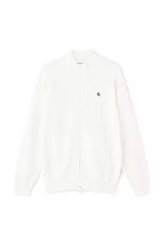 knit blouson cotton Golf 5 [Pearly Gates] Men s (12G beam) / / 053-4172201 030_White [L]