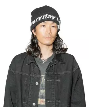 KNIT CAP [Kashira] E.T чёрный