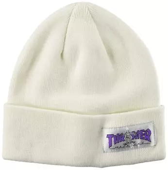 Knit Cap specification by GONZ HOMETOWN Hat FR [Slasher] (2WAY folding) [21TH-N01 / CAP] WHT/BLU