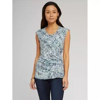 Knitting Print Sleeveless Base Clothing Pullover Chubby Girl Spring and Summer American Tops European and American plus Size Women s Clothes Vest Flower Green S
