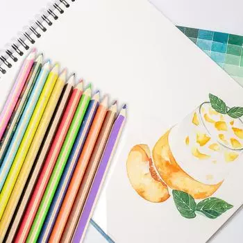 Книжка-раскраска для взрослых и детей, книги для снятия стресса, специальные цветные карандаши