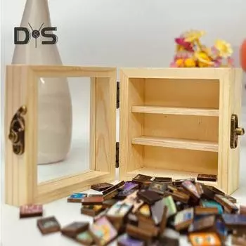 Книжная полка Anxiety с 60 моделями мини-книг, миниатюрный книжный шкаф для снятия стресса, игрушка-непоседа, украшение для мини-книжной полки