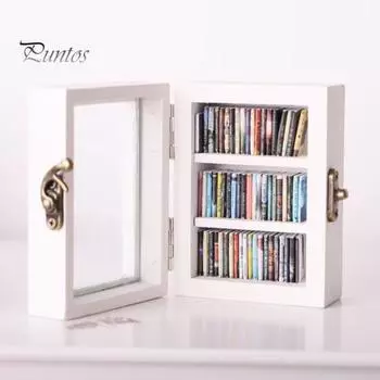 Книжная полка Anxiety с 60 моделями мини-книг, миниатюрный книжный шкаф для снятия стресса, игрушка-непоседа, украшение для мини-книжной полки