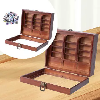 Книжная полка фигурка для чтения дисплей деревянный коллекционный офис и дом Style A