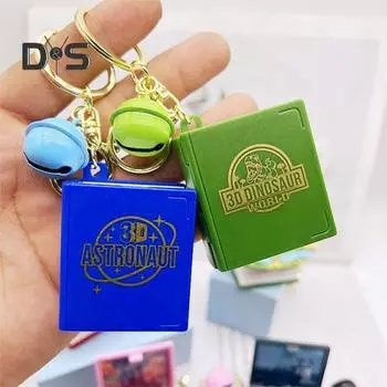 Книжный брелок 3D сцена ремешок дизайн вечеринка подарок улучшить креативность отличные детские школьные сумки брелок с кнопкой C