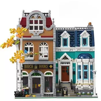 Книжный магазин Строительные блоки Кирпичи День рождения Рождественские подарки Девочки Игрушки с