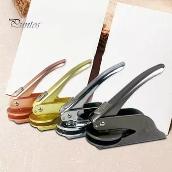 Книжный тиснитель с ручным управлением, штамп для тиснения из нержавеющей стали, инструмент для тиснения бумаги, картона, кожи, сделай сам, ремесло D