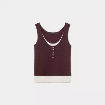 Knock Soft Clouds Fluffy Feeling Cashmere Wool Lazy Loose Row Wind Casual Curling Knitted 4-Piece Set Anacola Red (Vest) L (In Stock)