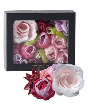 Knoll Corporation Подарочная соль для ванн Flower Flower Bath Petal Rose 60g Gloss Rose Charit OB-DRP-1-1