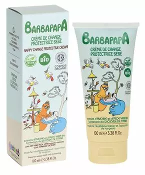 Knoll Corporation увлажняющий крем для ягодиц Barbapapa Organic детский защитный крем для смены подгузников 100 мл BBP-4-01