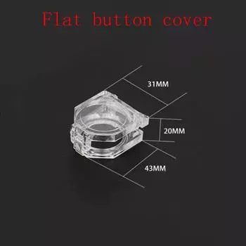 Кнопка аварийной остановки 22 мм, кнопка защитного кожуха, крышка переключателя, защитный кожух для навесного замка, прозрачный пылезащитный кожух