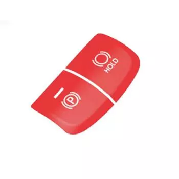 Кнопка автомобиля Отделка Кнопка Функция Никогда Не Выцветает Детали Красная Отделка Водонепроницаемые Аксессуары Для Corolla 2019-2023 2*2 шт CHINA