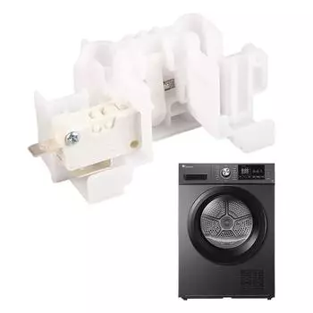 Кнопка блокировки дверцы сушильной машины Дверной выключатель Th100Nh06Wy Th100Vh88Wy Запасные части защелки сушильной машины белый