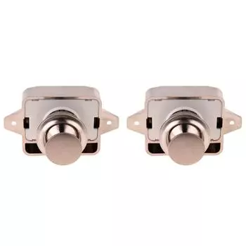 Кнопка блокировки, защелка, дверная ручка шкафа, шкаф для автодома(Хром)