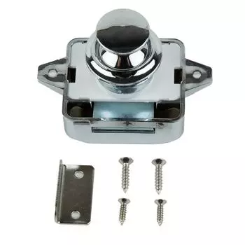 Кнопка из цинкового сплава с защелкой, 1 шт., 26 мм/1,02 дюйма, шкаф