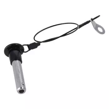 Кнопка из нержавеющей стали с замком разных размеров и проводом 25 см, удобная для переноски, быстросъемный штифт 8x25mm