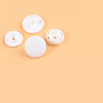 Кнопка-кнопка для малышей, специальная детская одежда, без швов, четыре в одном, пряжка для матери и ребенка, пряжка-гвоздь, скрытая пряжка из смолы, пряжка, кнопка 1 #white * T3 = 10MM [10 sets]