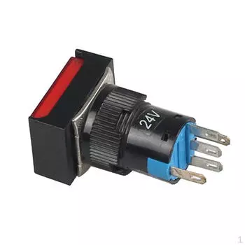 Кнопка, мгновенная красный