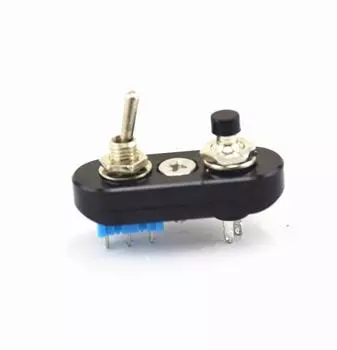 Кнопка на руле мотоцикла Рычаг включения/выключения двигателя Тумблер Кастом Универсальный