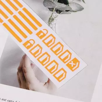 Кнопка окна автомобиля, светящаяся наклейка, переключатель подъемника, ночные флуоресцентные наклейки, наклейки для салона автомобиля, автоаксессуары оранжевый