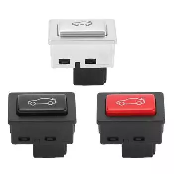 Кнопка открывания багажника сзади, быстродействующая, долговечная, ABS, кнопка открывания багажника для 1, 2, 3, 4 Black