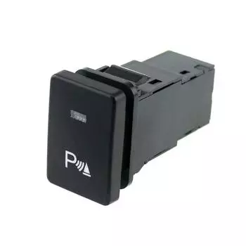 Кнопка парковочного переключателя автомобиля 12 В, синяя светодиодная кнопка парковки с кабелем 150 мм для Toyota Camry Yaris Highlander CHINA