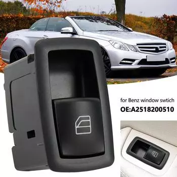 Кнопка переключателя электрического стеклоподъемника совместима с W169 2011-2012 Переключатель стеклоподъемника со стороны пассажира Ремонт автомобилей