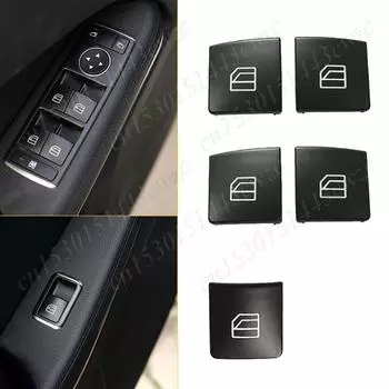 Кнопка переключателя стеклоподъемника автомобиля Крышка переключателя управления стеклоподъемником автомобиля Крышка кнопки переключателя Крышка для Mercedes Benz C GLK E W204 X204 W212
