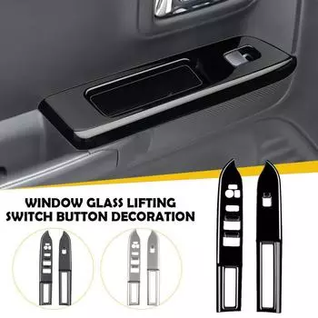 Кнопка переключателя стеклоподъемника окна, рамка отделки для 2024 Suzuki Spacia Custom M K54S M K94S Автомобильная дверь, подлокотник, панель крышки