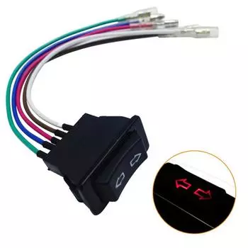 Кнопка переключателя управления стеклоподъемниками салона автомобиля с индикатором контроллера ремонт техническое обслуживание аксессуар зеленый красный