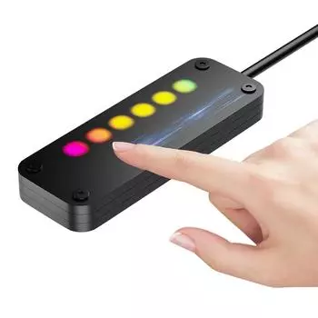 Кнопка питания ПК Переключатель ВКЛ/ВЫКЛ Пальцевый переключатель RGB-подсветки Материнская плата Внешний переключатель Кабели питания для корпуса настольного компьютера 4M