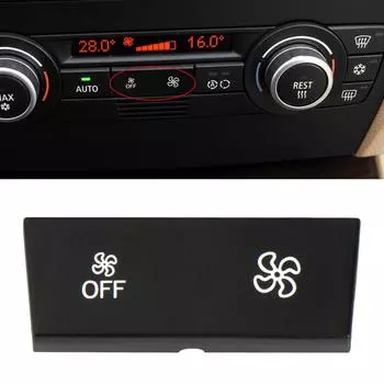 Кнопка регулировки громкости воздуха для BMW X1 X3 F25 E84 1 3 серии E90 E87 (с выключенным)
