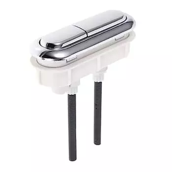 Кнопка смыва бачка для воды, пластиковая овальная двойная кнопка для сиденья унитаза, клапан для бачка для воды, детали для ванной комнаты CHINA