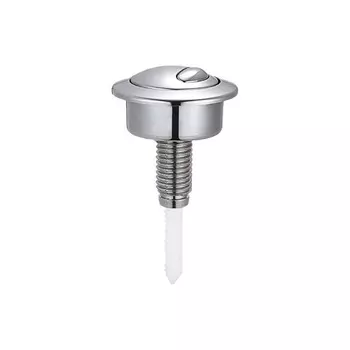 Кнопка смыва бачка унитаза с двумя кнопками для модели 49, кнопка смыва бачка унитаза из АБС-пластика, подходит для стандартных отверстий бачка 38-42 мм серебряный