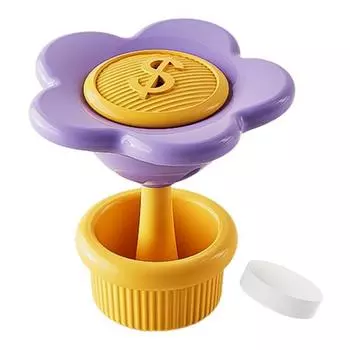 Кнопка смыва для унитаза с отсеком для ароматерапии, в форме цветка, кнопка бачка унитаза, вспомогательное средство для бачка унитаза, украшение для ванной комнаты фиолетовый