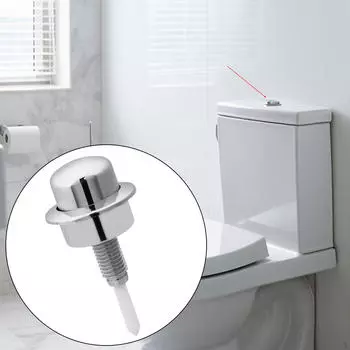 Кнопка смыва одинарная удобная круглая кнопка для замены бачка для воды в туалете 10cmx4.8cm