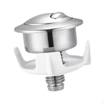 Кнопка смыва унитаза клапан бачка двойной нажим прочные аксессуары пресс Silver