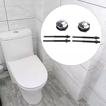 Кнопка смыва унитаза с двумя кнопками, круглая головка, 38 мм, аксессуар для ремонта резервуара для воды, круглая кнопка смыва унитаза из АБС-пластика для ванной комнаты