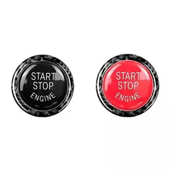Кнопка «Старт-стоп» Заменить крышку + кольцо для E90 E92 E93 (черный)