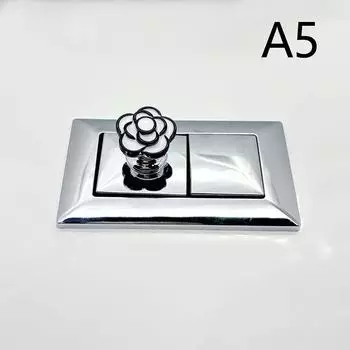 Кнопка туалетного пресса Flower Туалетный пресс Креативный Специальный Выключатель для сливного бака в ванной Аксессуары