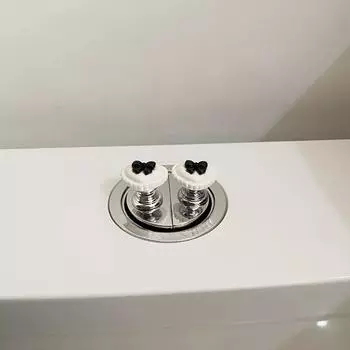 Кнопка туалетного пресса Flower Туалетный пресс Креативный Специальный Выключатель для сливного бака в ванной Аксессуары