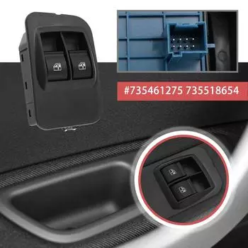 Кнопка управления стеклоподъемником для Citroen Nemo Peugeot Bipper Tepee Vauxhall/Opel Combo Fiat Doblo Qubo Fiorino, автозапчасти