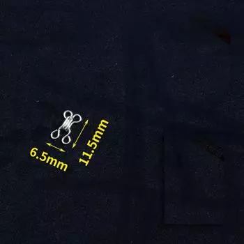 Кнопка Wind Button Invisible Hidden Button, Крючок для нижнего белья, Крючок для воротника с пряжкой, Высококачественная металлическая кнопка, Антибликовая кнопка Подвесная кнопка Silver 11.5mm [10 pairs]