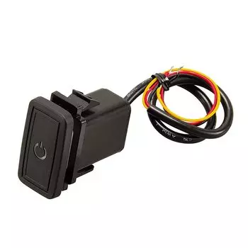 кнопка включения-выключения amon (для автомобилей TOYOTA/DAIHATSU), 12 В постоянного тока 500 мА, цвет подсветки: белый 3217 Toyota/Daihatsu ON-OFF (illuminated type) белый