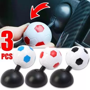 Кнопка запуска автомобиля одним нажатием, рычаг в форме футбольного мяча, кнопка запуска и остановки двигателя, декоративная крышка для джойстика, модифицированные аксессуары 1pcs