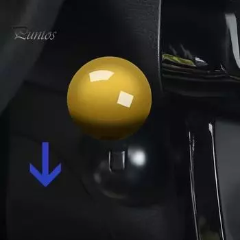 Кнопка запуска автомобиля, стоп-джойстик, универсальная простая установка, автомобильная кнопка запуска в одно касание, крышка стартера, декоративные аксессуары золотистый