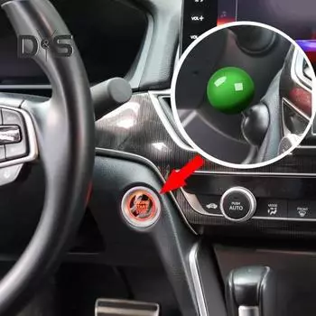 Кнопка запуска автомобиля, стоп-джойстик, универсальная простая установка, автомобильная кнопка запуска в одно касание, крышка стартера, декоративные аксессуары золотистый